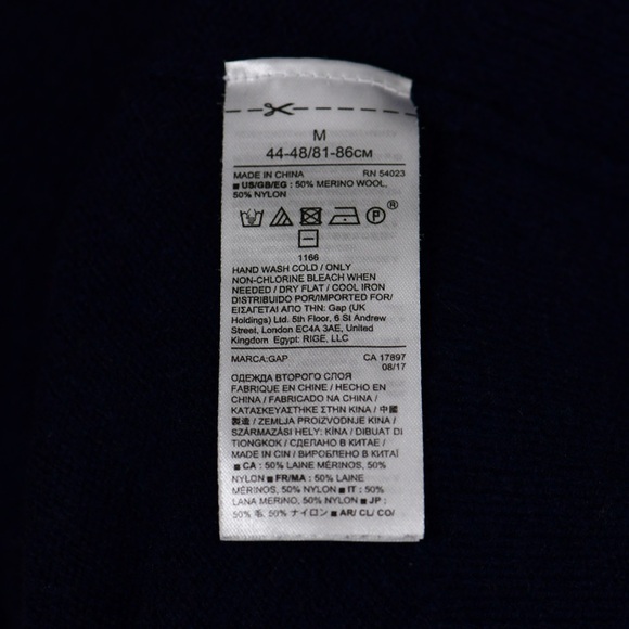 GAP Iconic Crazy Stripes Merino Wool Pull Over Vintage Unisex Retro Sweater - Picture 4 of 4